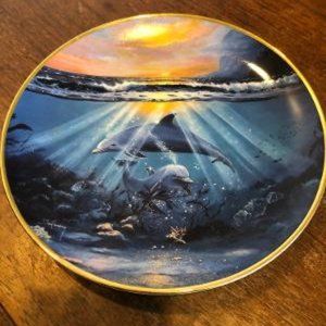 FRANKLIN MINT DANCE OF THE DOLPHIN PLATE